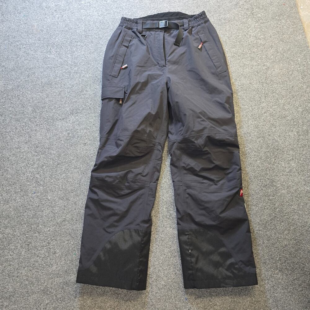 Alpine Designs Snow Pants Women Size Large Black Waterproof Ski Snowboard Winter